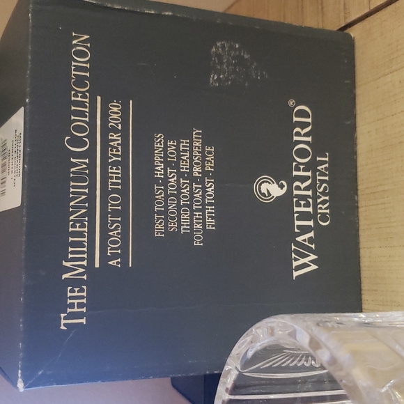 Crystal Wine Bottle coaster 🌟NIB 🌟 Waterford Millennium edition - Picture 2 of 9
